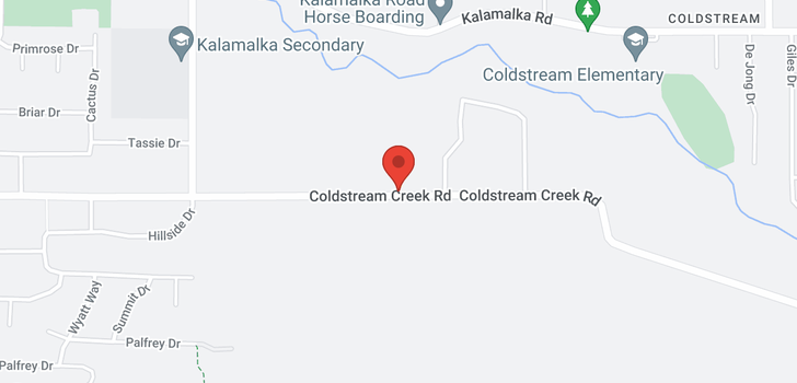 map of 10709 Coldstream Creek Road